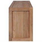 TV Cabinet Solid Teak Wood with Natural Finish