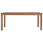 Dining Table Indoor Solid Teak Wood with Natural Finish