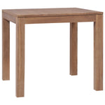 Dining Table Solid Teak Wood with Natural Finish