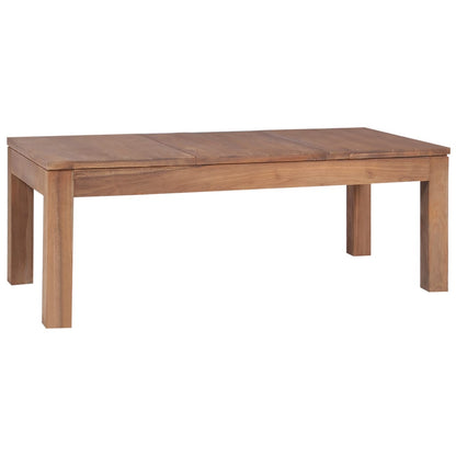 Coffee Table Beautiful Solid Teak Wood with Natural Finish