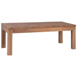 Coffee Table Beautiful Solid Teak Wood with Natural Finish