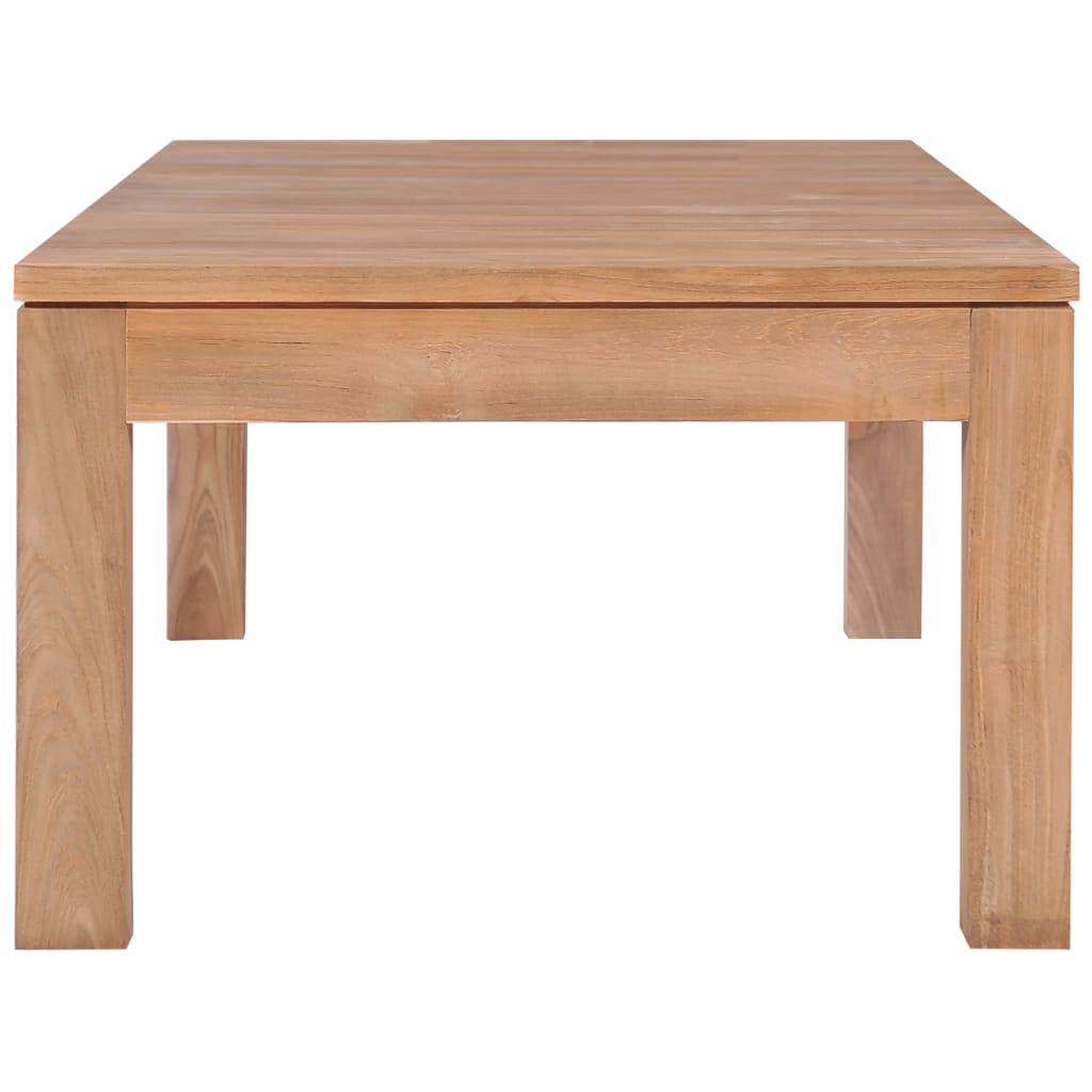 Coffee Table Beautiful Solid Teak Wood with Natural Finish