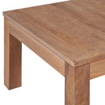 Coffee Table Solid Teak Wood with Natural Finish