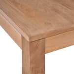 Coffee Table Solid Teak Wood with Natural Finish