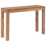 Console Table Solid Teak Wood with Natural Finish