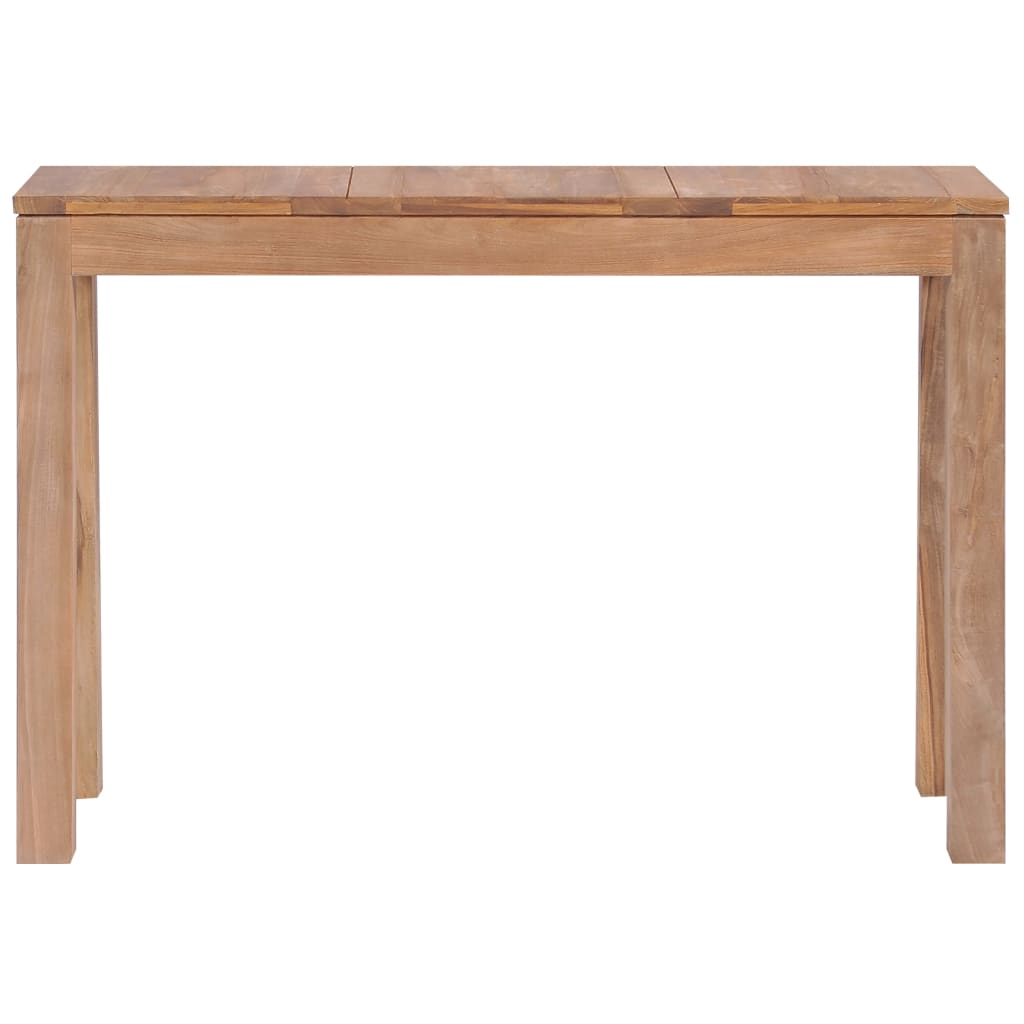 Console Table Solid Teak Wood with Natural Finish