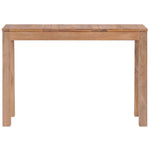 Console Table Solid Teak Wood with Natural Finish