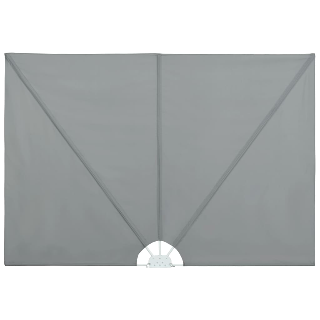 Collapsible Terrace Side Awning - Grey