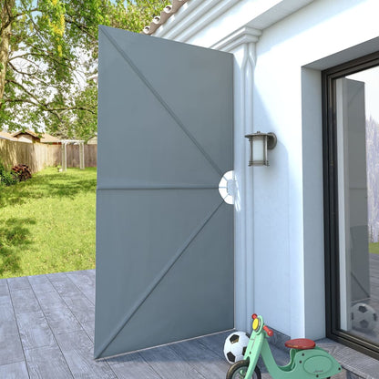 Collapsible Terrace Side Awning - Grey
