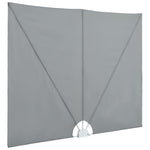 Collapsible Terrace Side Awning - Grey