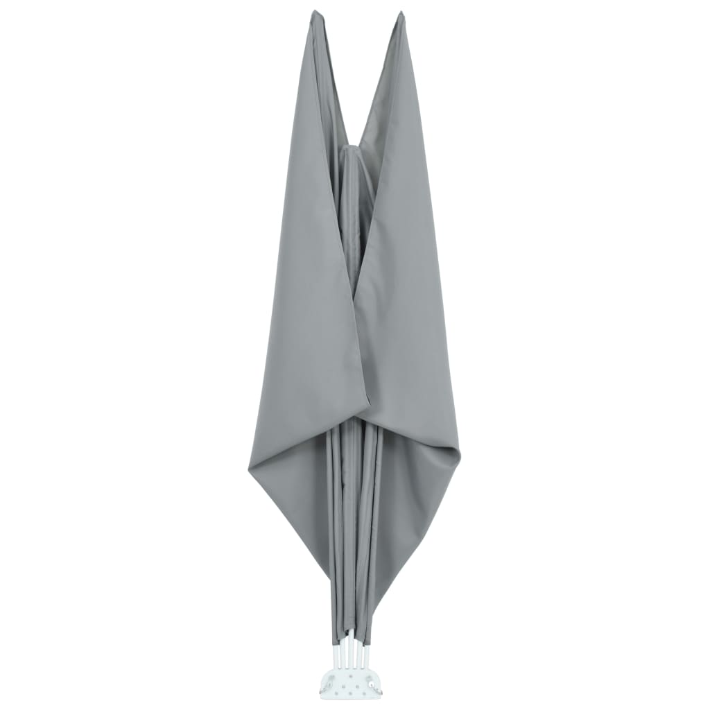 Collapsible Terrace Side Awning - Grey