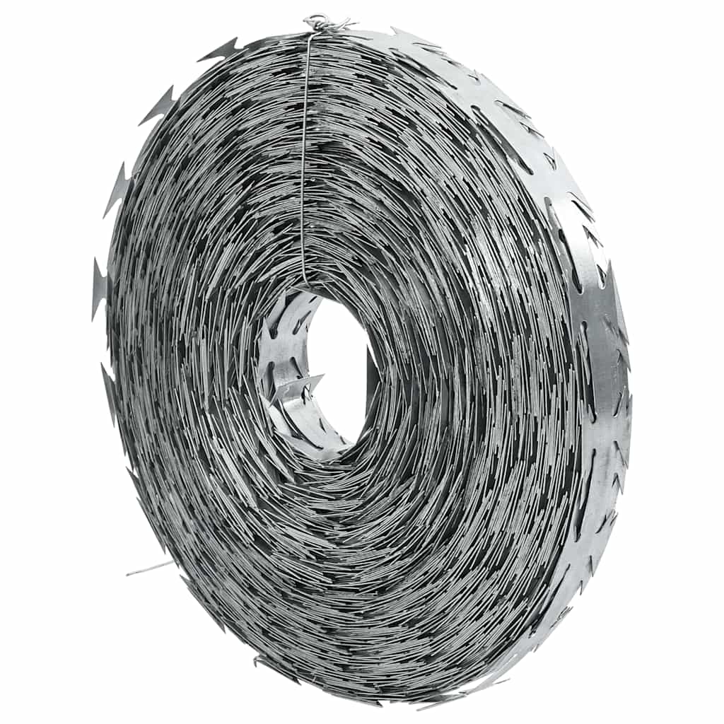 Razor Concertina Wire Galvanised Steel 500m | HomeAndLiving