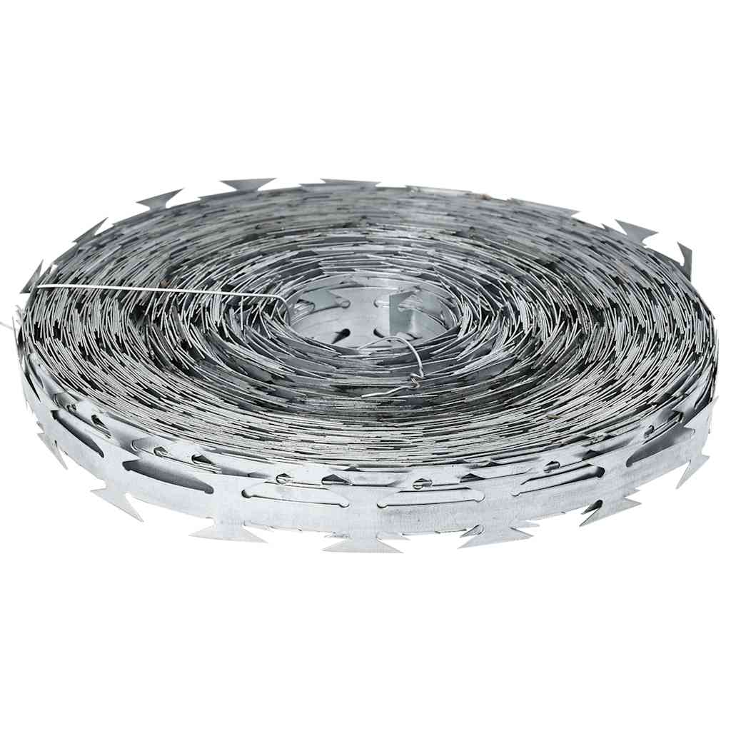 Razor Concertina Wire Galvanised Steel 500m | HomeAndLiving