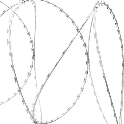 Razor Concertina Wire Galvanised Steel 500m | HomeAndLiving