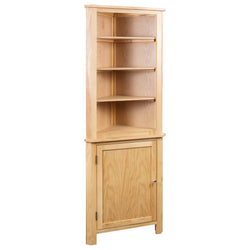 Corner Cabinet Solid Oak Wood