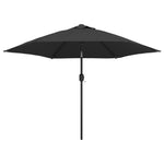 Outdoor Parasol with Metal Pole 300 cm Anthracite