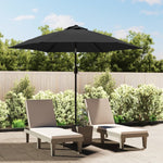 Outdoor Parasol with Metal Pole 300 cm Anthracite