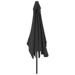 Outdoor Parasol with Metal Pole Anthracite