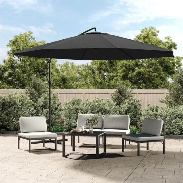  Cantilever Umbrella with Aluminium Pole 350 cm Anthracite