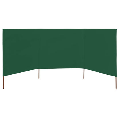 3-panel Wind Screen Fabric  Green