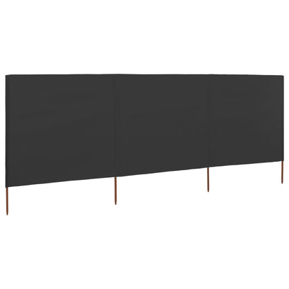 3-panel Wind Screen Fabric  Anthracite
