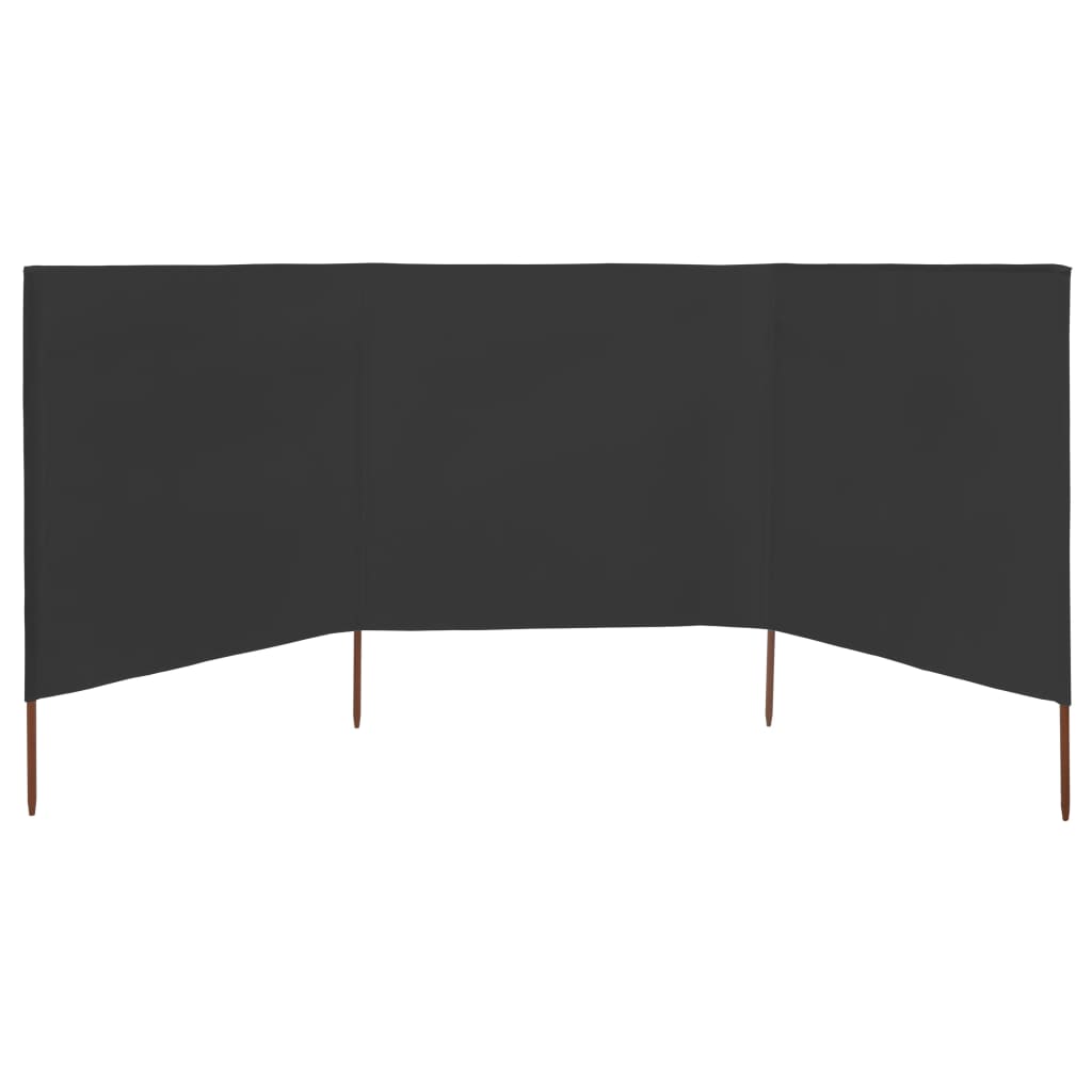 3-panel Wind Screen Fabric  Anthracite