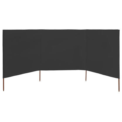 3-panel Wind Screen Fabric  Anthracite