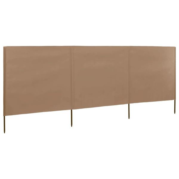  3-panel Wind Screen Fabric  Taupe