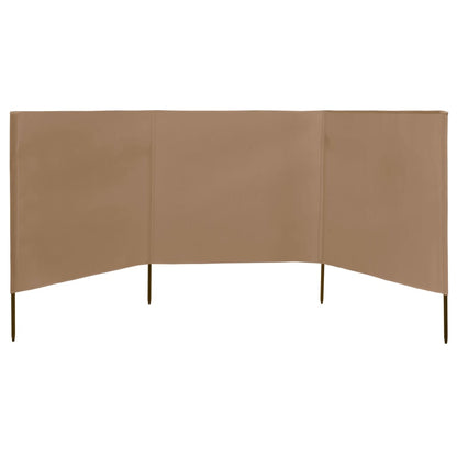 3-panel Wind Screen Fabric  Taupe