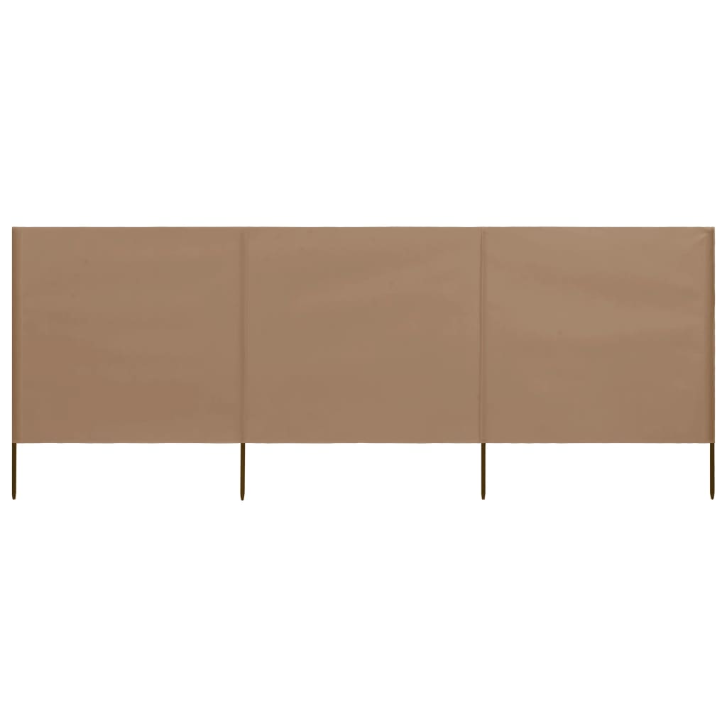 3-panel Wind Screen Fabric  Taupe