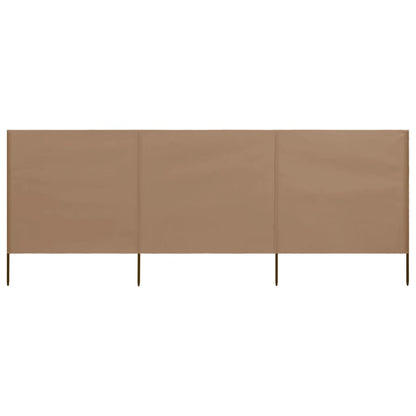 3-panel Wind Screen Fabric  Taupe