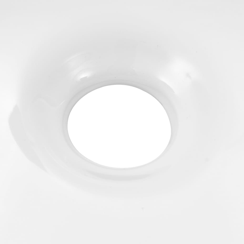 Basin Ceramic White Triangle