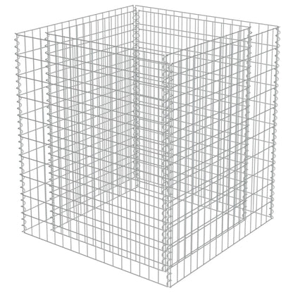 Gabion Planter Galvanised Steel  (Silver)
