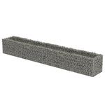 Gabion Planter Galvanised Steel [Colour Silver]