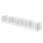 Gabion Planter Galvanised Steel [Colour Silver]