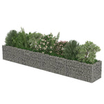 Gabion Planter Galvanised Steel [Colour Silver]