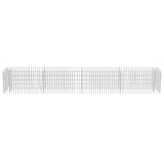 Gabion Planter Galvanised Steel [Colour Silver]