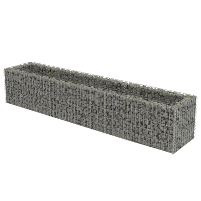 Gabion Planter Colour Silver Material Galvanised Steel