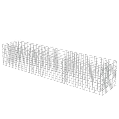 Gabion Planter Colour Silver Material Galvanised Steel