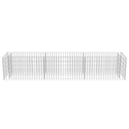Gabion Planter Colour Silver Material Galvanised Steel