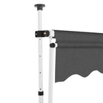 Manual Retractable Awning 300 cm Anthracite