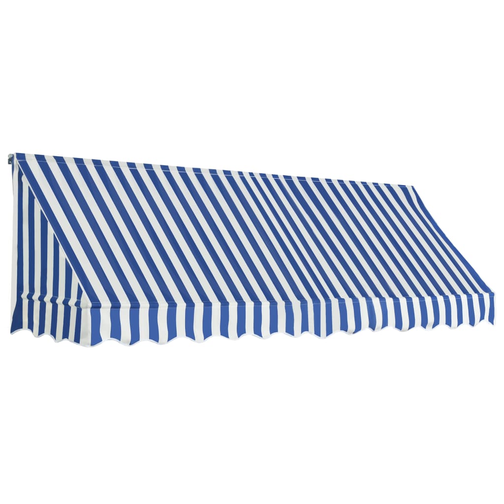 Bistro Awning Blue and White M