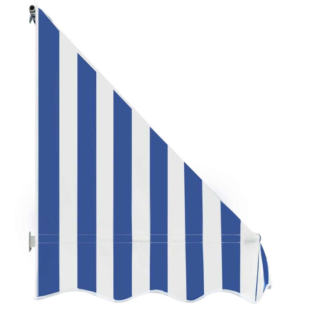 Bistro Awning Blue and White M