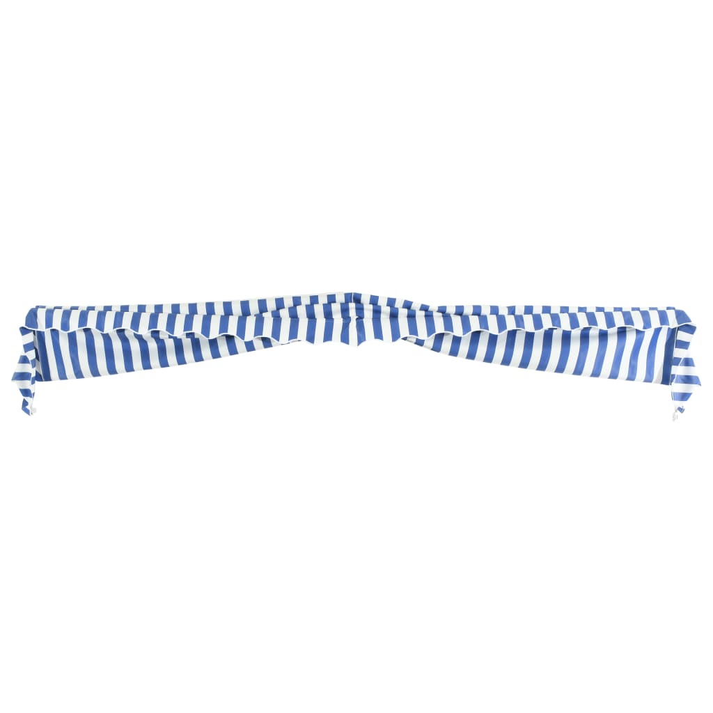 Bistro Awning Blue and White XL