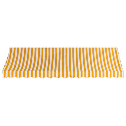 Bistro Awning Orange and White L