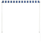 Retractable Awning Blue and White S