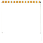 Retractable Awning Yellow and White S