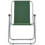 Folding Camping Chairs 2 pcs - Green