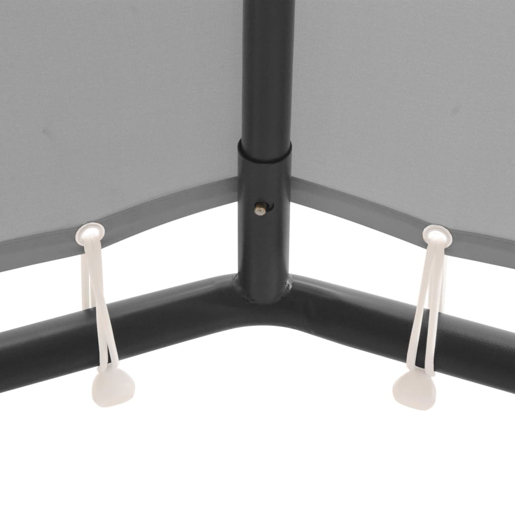 Gazebo Anthracite - 4×4×2.6m