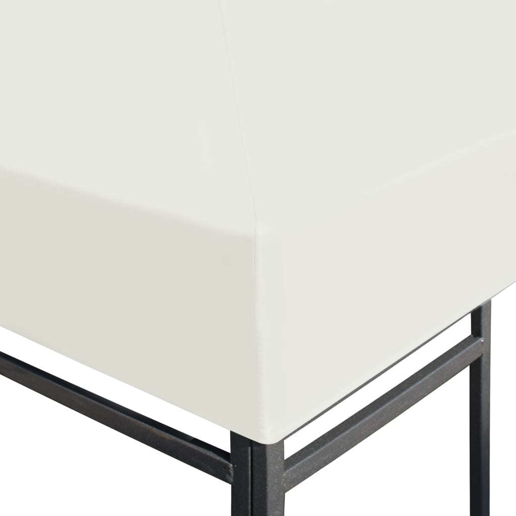 Gazebo Top Cover Cream White